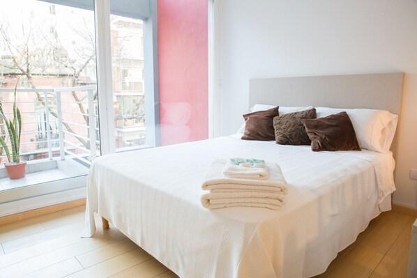 Wifi gratis y ropa de cama