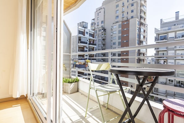 時尚公寓, 1 張加大雙人床和 1 張沙發床, 非吸煙房 | 陽台