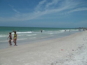 On the beach, sun-loungers - Great RENOVATED Beach Place 2 Bedroom-2 Bath Unit RIGHT next to Beach/Johns Pass (Madeira Beach)