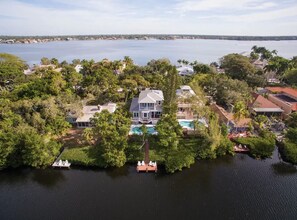 Exterior - Waterfront 4BR Siesta Key home w/heated pool -Spring promotion May/June! (Sarasota)