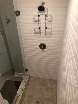 Combined shower/tub, hair dryer, towels, soap - Town home with private garage (Lexington)
