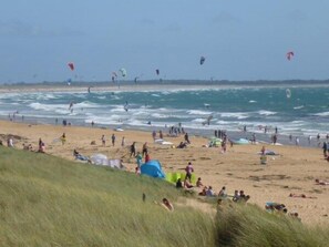 Beach nearby, sun-loungers
