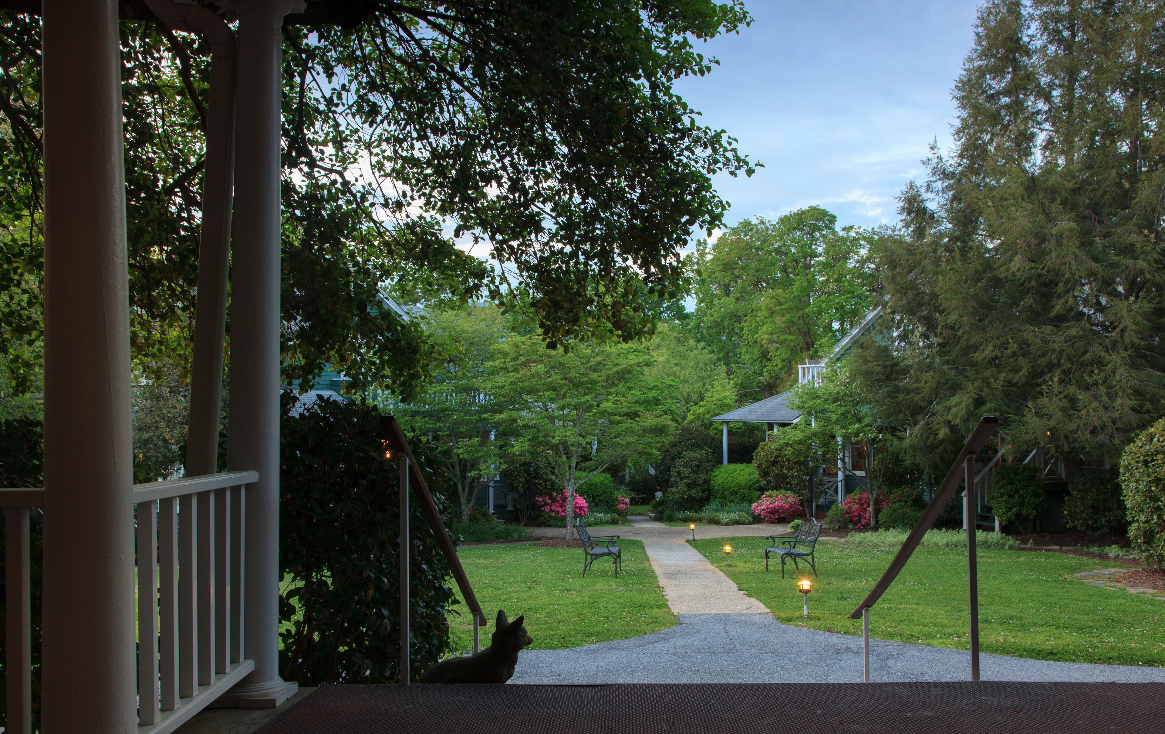 front of property – evening/night