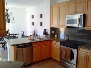 Fridge, microwave, oven, dishwasher - Condo 21-4 in  El Dorado Ranch (San Felipe)
