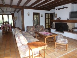 TV, fireplace, DVD player, stereo - Prestigious villa of 6 rooms with a 1400 sq.m area Lacanau Longarisse (Lacanau)