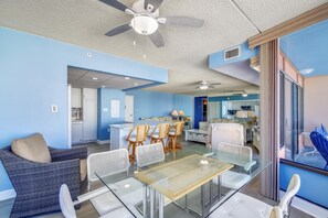Dining - XPLORIE ACTIVITIES & LINENS INCLUDED*! CAPRI 1808 - 2BR/2BA condo with beautiful ocean and bay views. 18th Floor. (Ocean City)
