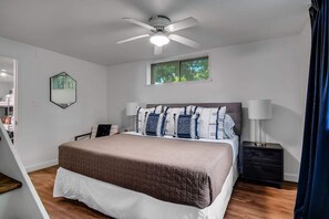 4 bedrooms, iron/ironing board, travel crib, WiFi