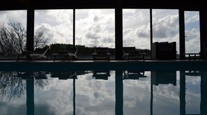 Indoor pool, a heated pool