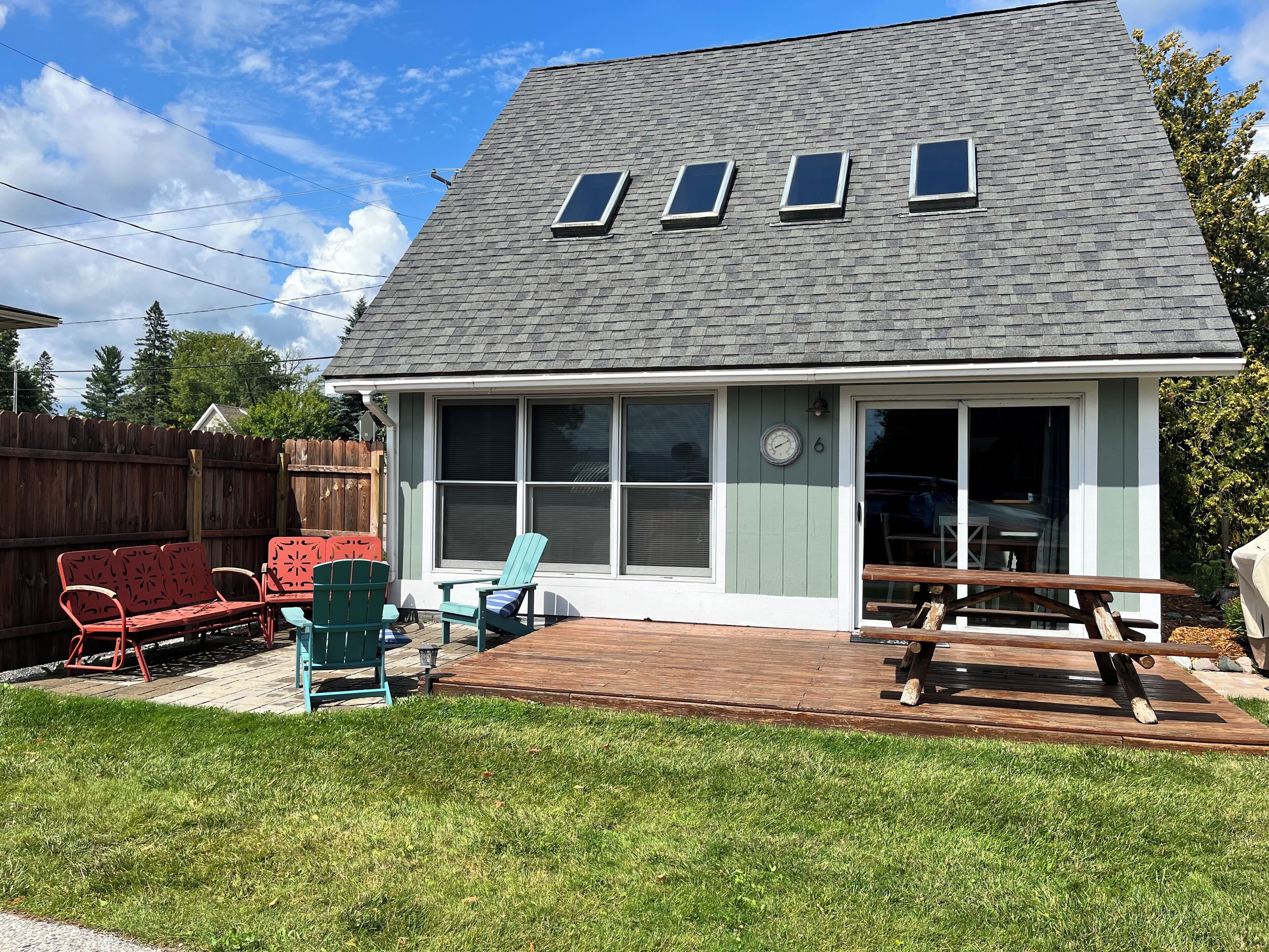 Crooked Lake Cottage with boat dock and sandy swimming beach!