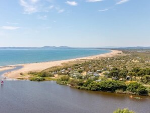 Accommodatie ligt op het strand