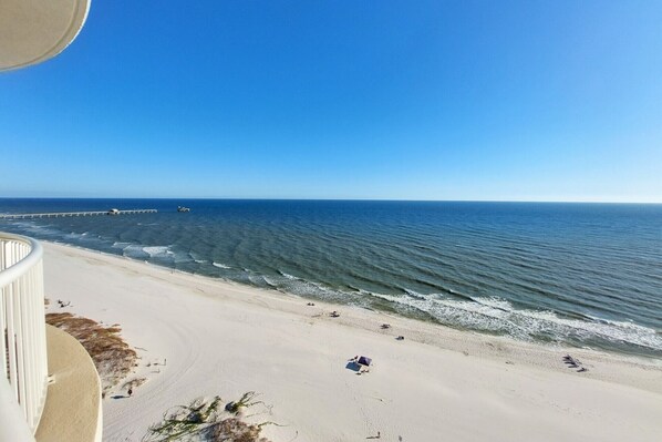 On the beach - Beach Front Royal Palms 1306 ~ Awesome Direct Gulf Front View Penthouse Unit (Gulf Shores)