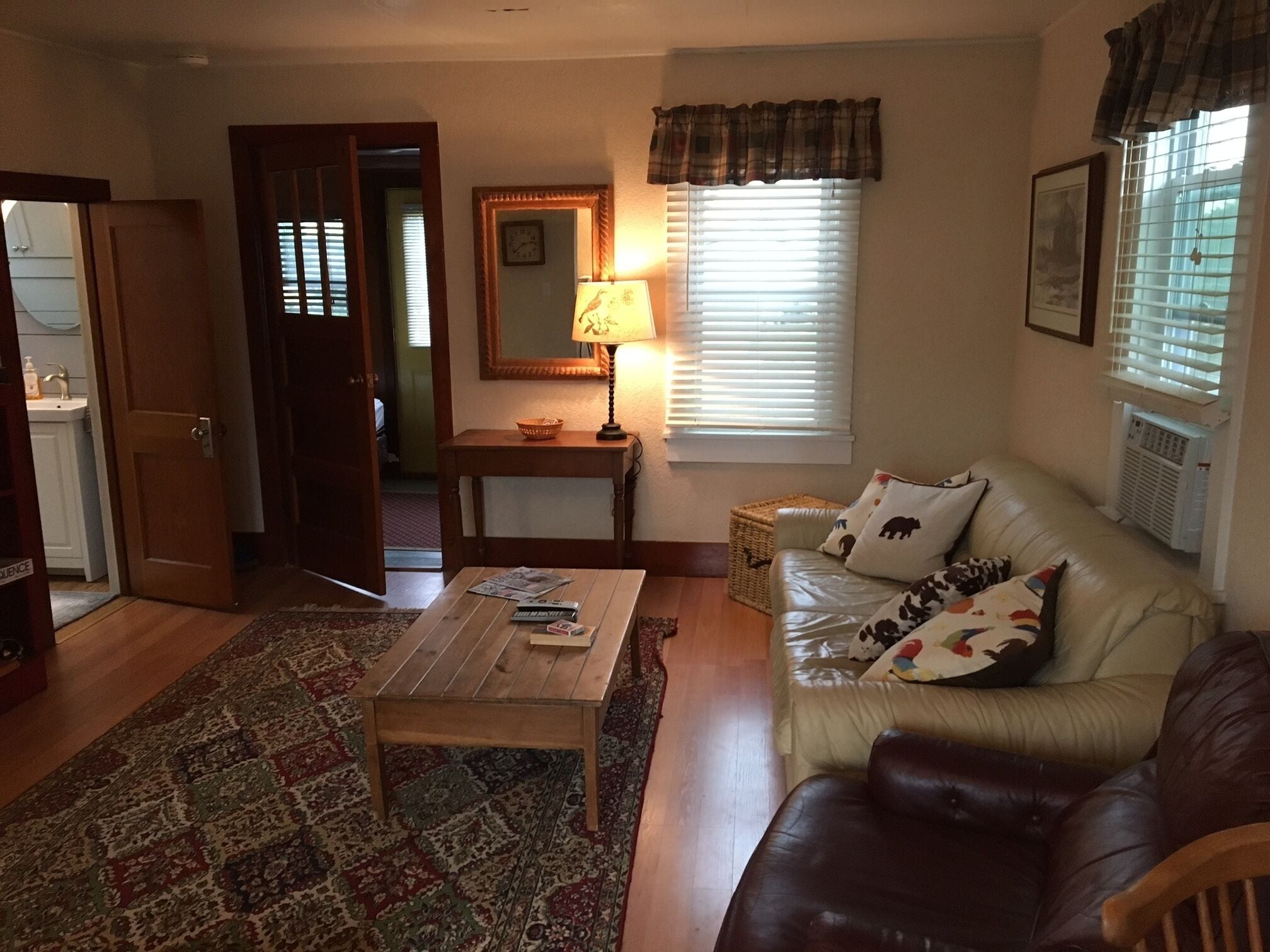 TV, DVD player, books