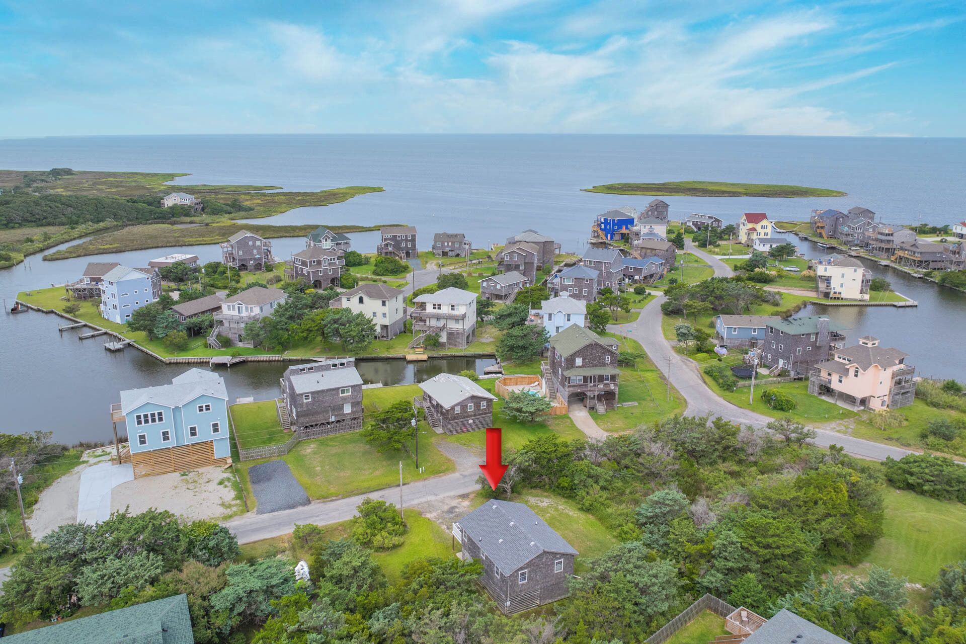 منظر من الجو على ارتفاع عالٍ