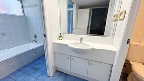 Shower, toilet paper