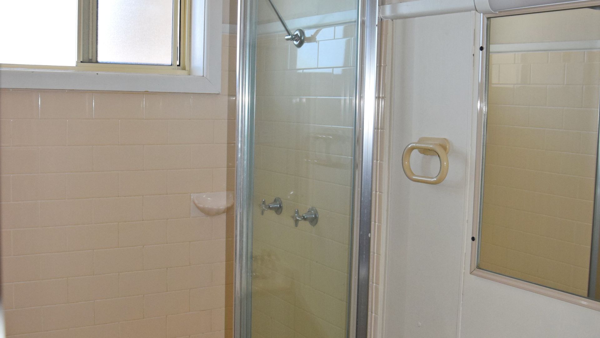 Shower, toilet paper