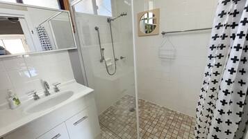 Shower, toilet paper