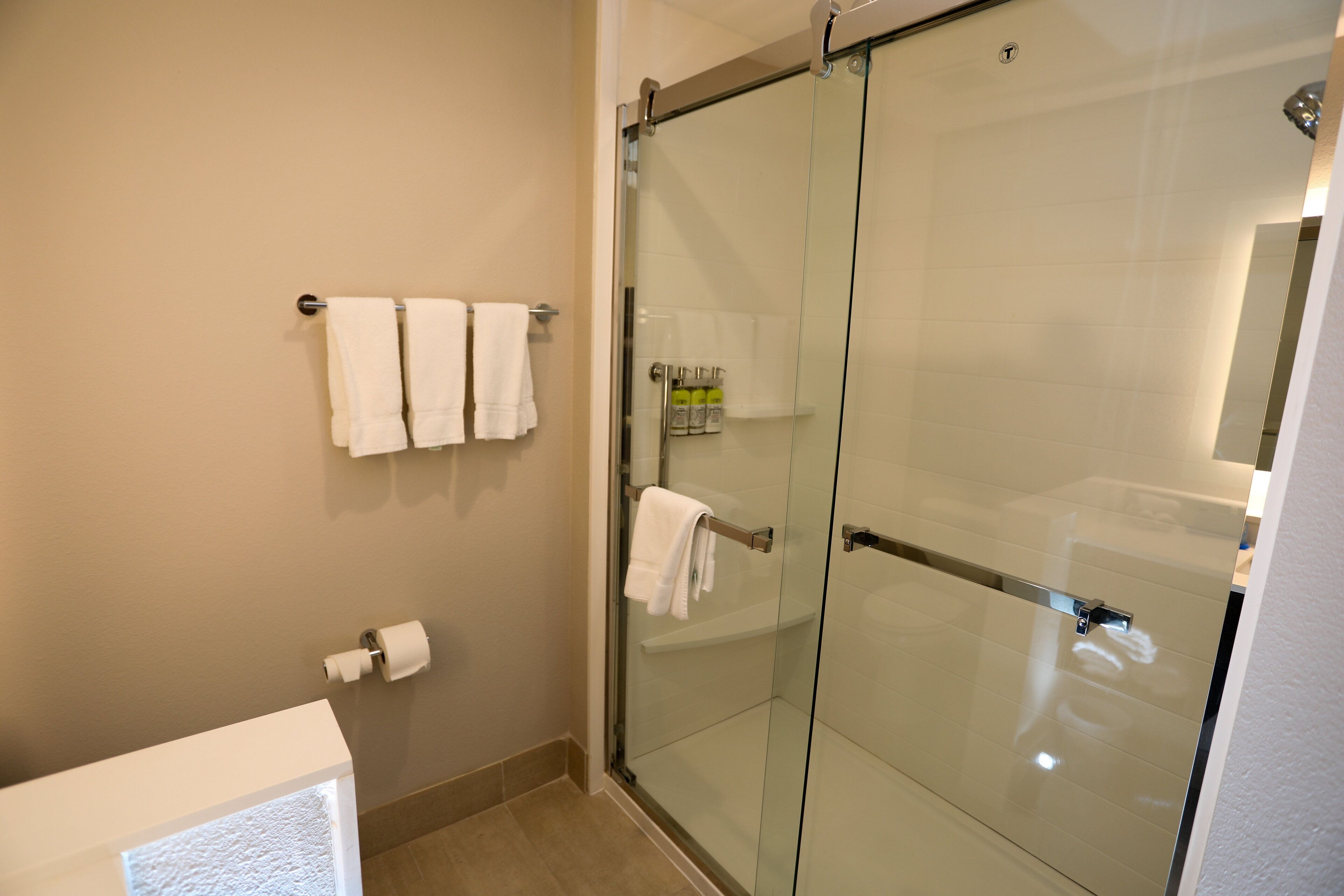 standard room, 1 king bed (extra floor space) | bathroom | free toiletries, hair dryer, towels