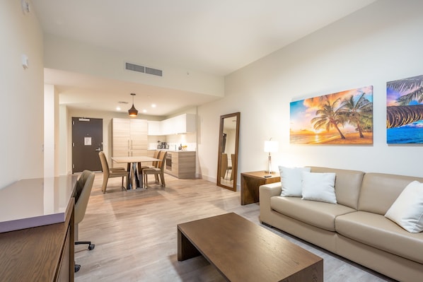 Luxury Condo, Multiple Beds, Non Smoking, Ocean View | Living area