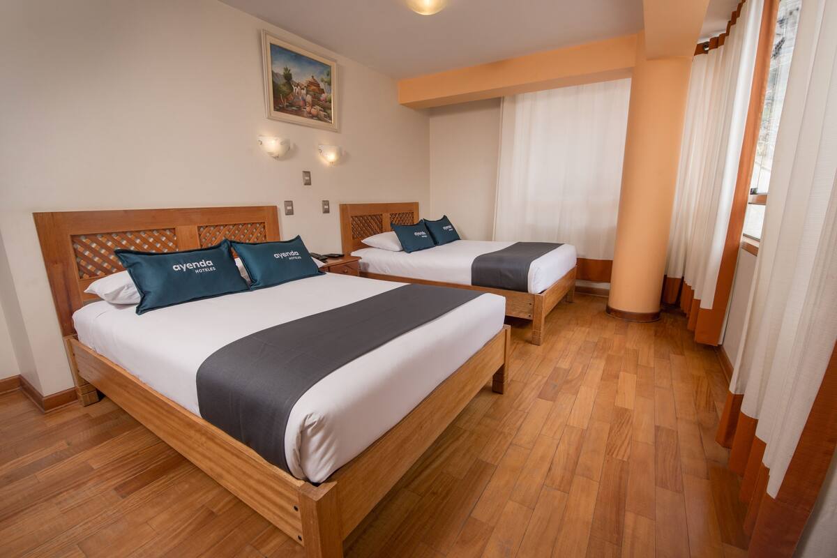 4 habitaciones y ropa de cama hipoalergénica