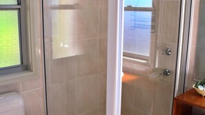 Shower, toilet paper