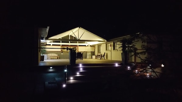 Front of property - evening/night