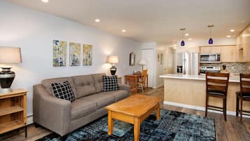 Condo, 1 Bedroom | Living area | TV