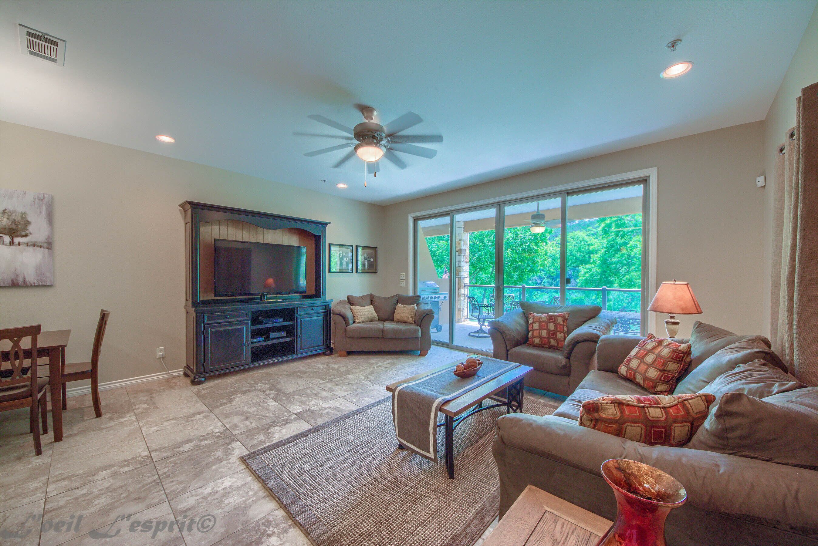 Condo, 3 Bedrooms | Living area | TV