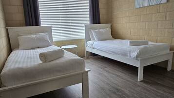 3 bedrooms, iron/ironing board, travel cot, WiFi