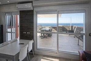 Dining - Spectacular Penthouse, authentic 1st line beach, 70 m2 terrace  (Rota)