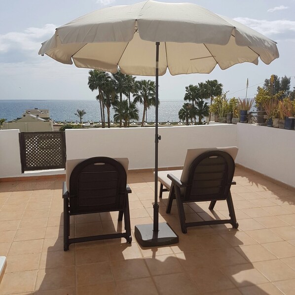 Terrace/patio - Modern apartment overlooking the sea (Playa del inglés)
