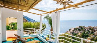 Eden House Positano, Amazing Seeview Apartment Car Parking shared pool