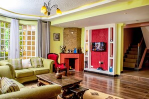 Family House, 3 Bedrooms | Living area | Flat-screen TV - Mulembe Villa (Kakamega)