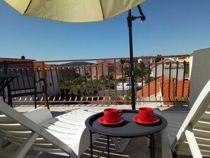 Superior Apartment, Terrace, Sea Facing (Crveni) | Terrace/patio - Vodice Boutique Apartments Julia (Vodice)