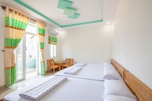 Desk, iron/ironing board, rollaway beds, free WiFi