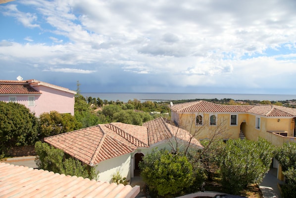 Blick von der Unterkunft