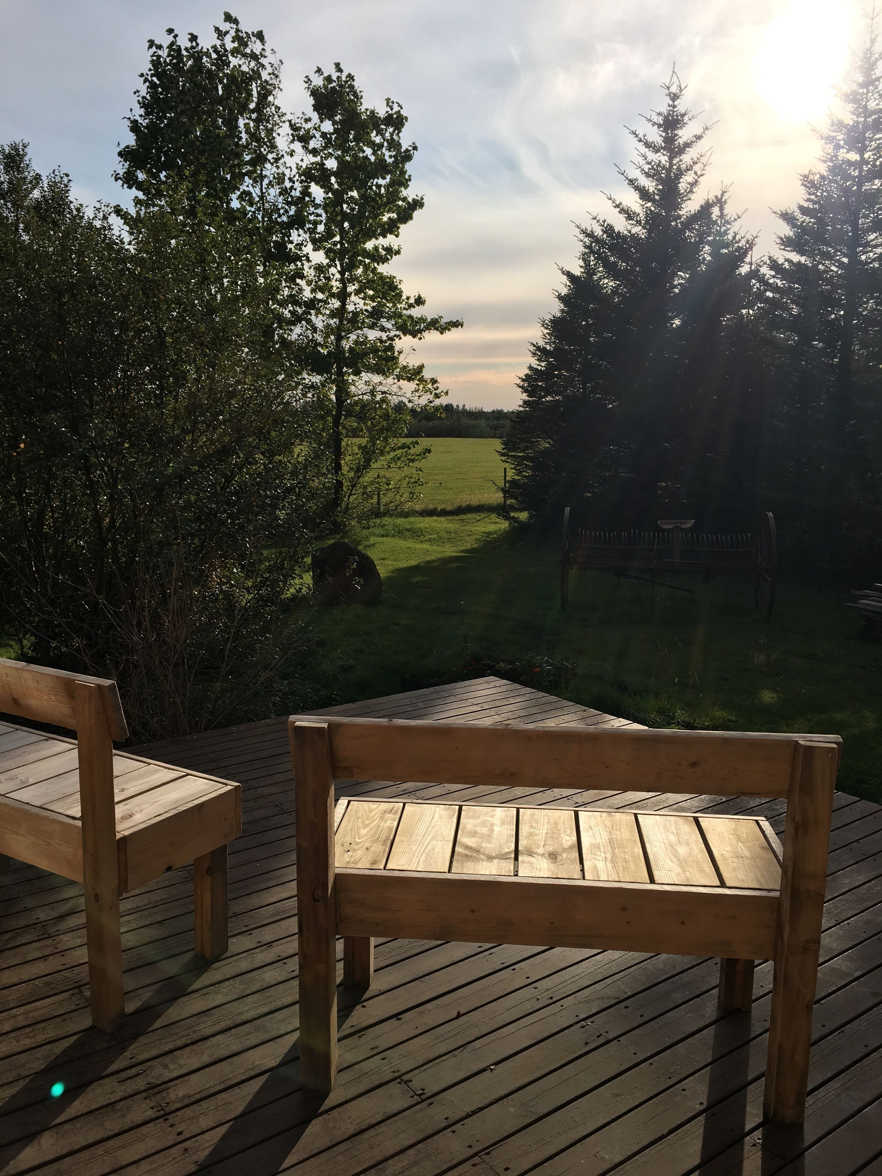 Uitzicht vanuit accommodatie