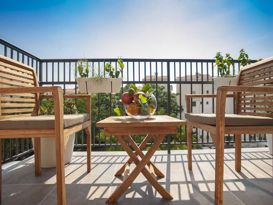 Triple Room, 1 Double Bed with Sofa bed | View from room