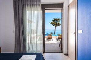 Superior Villa, 4 Bedrooms, Ocean View, Poolside | Balcony view - Villa Blue Skyline (Apokoronas)