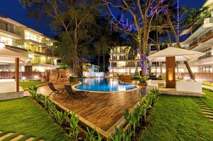 Front of property – evening/night