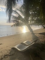 On the beach