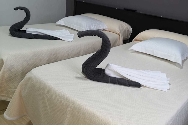 Desk, free cots/infant beds, rollaway beds, free WiFi