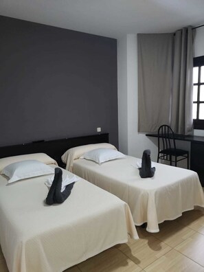 Desk, free cots/infant beds, rollaway beds, free WiFi