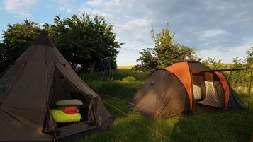 Tent, Multiple Beds | Hypo-allergenic bedding, minibar, in-room safe, desk