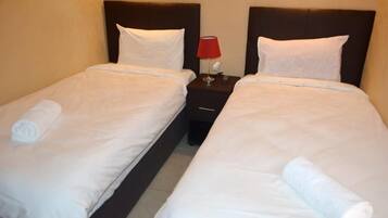 Insonorización, wifi gratis y ropa de cama