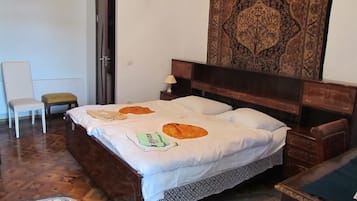 Standard Double Room, Multiple Beds, Non Smoking | In-room safe, desk, soundproofing, cribs/infant beds