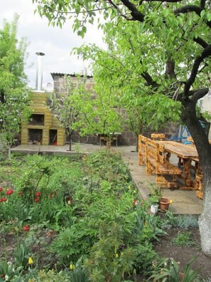 Blick auf den Garten