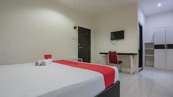 Kamar Double | Meja kerja, Wi-Fi gratis, dan seprai linen