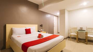 Chambre Double | Bureau, Wi-Fi gratuit, draps fournis