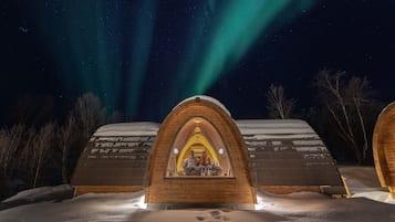 Hytte - Superior | Sengetøy av topp kvalitet, senger med overmadrass og wi-fi (inkludert)