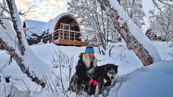 Hytte - Superior | Sengetøy av topp kvalitet, senger med overmadrass og wi-fi (inkludert)